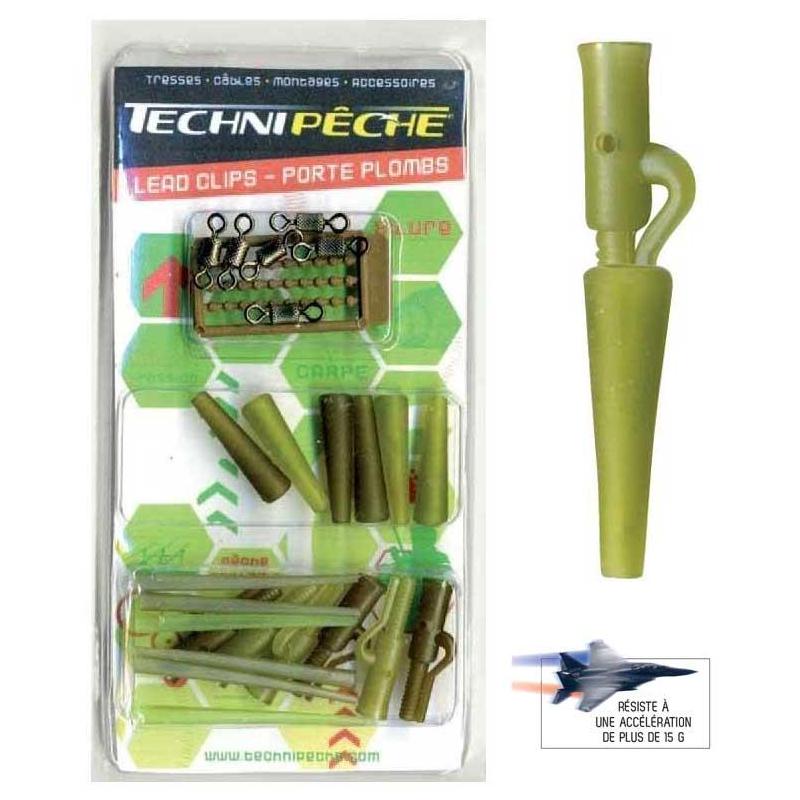 Clips Plombs + Sleeves Nouvelle Generation Technipêche - Par 6