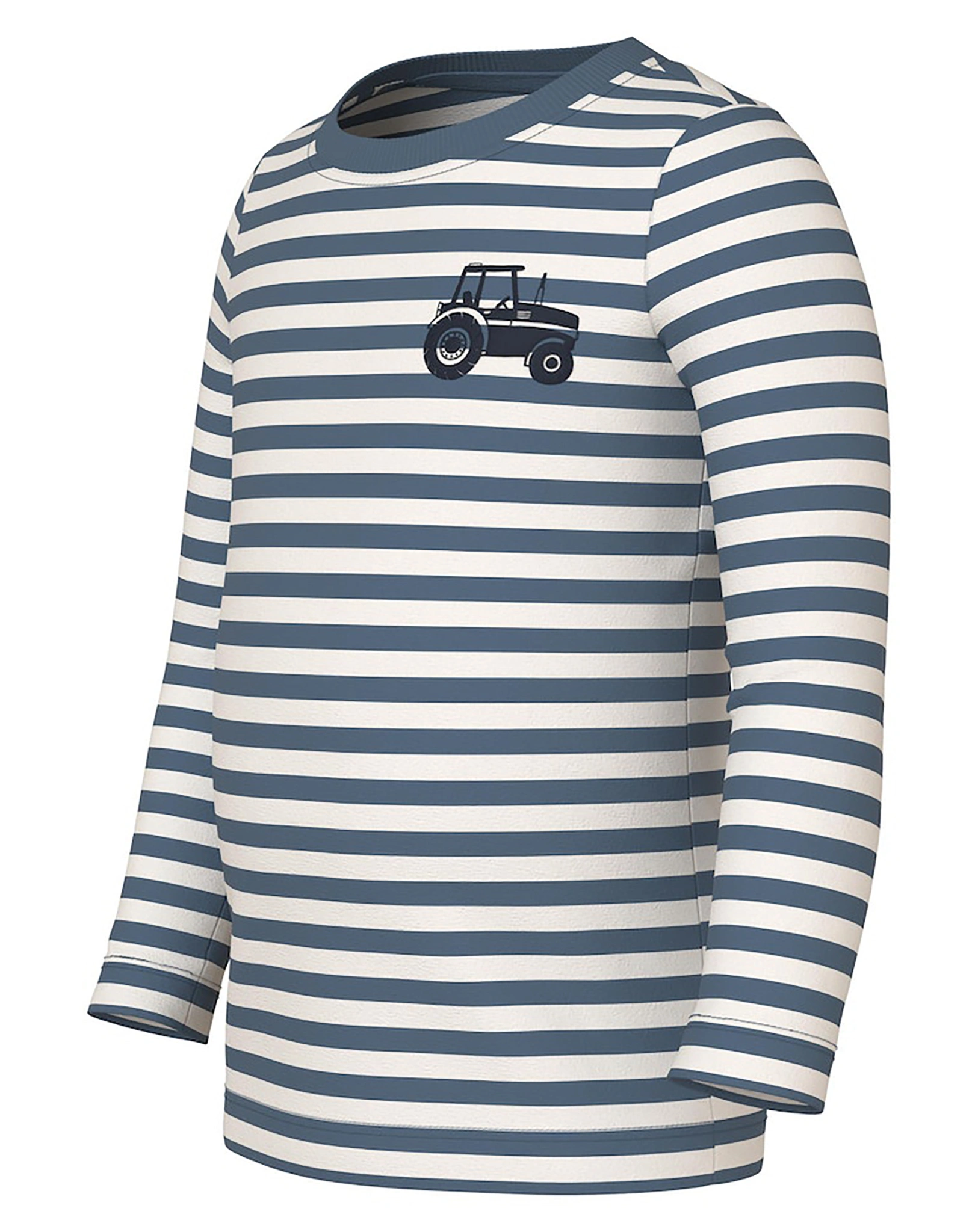 Langarmshirt NMMVILLY geringelt in bluefin