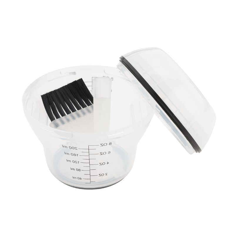Bol Shaker 200ml & Pinceau Applicateur Jet Set Sibel