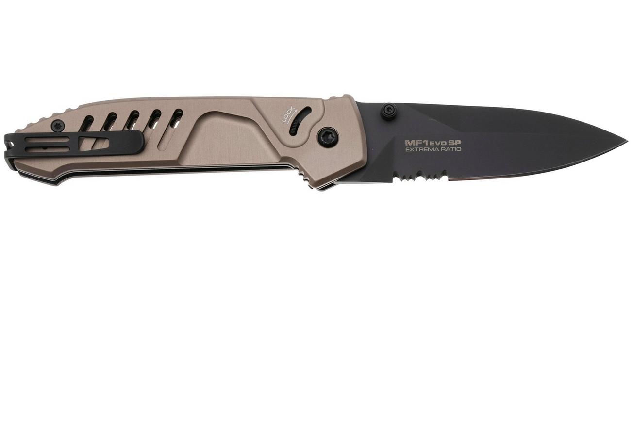 Extrema Ratio MF1 EVO SP 04.1000.0233/BLK/TM, Black Böhler N690, Tactical Mud Aluminum zakmes