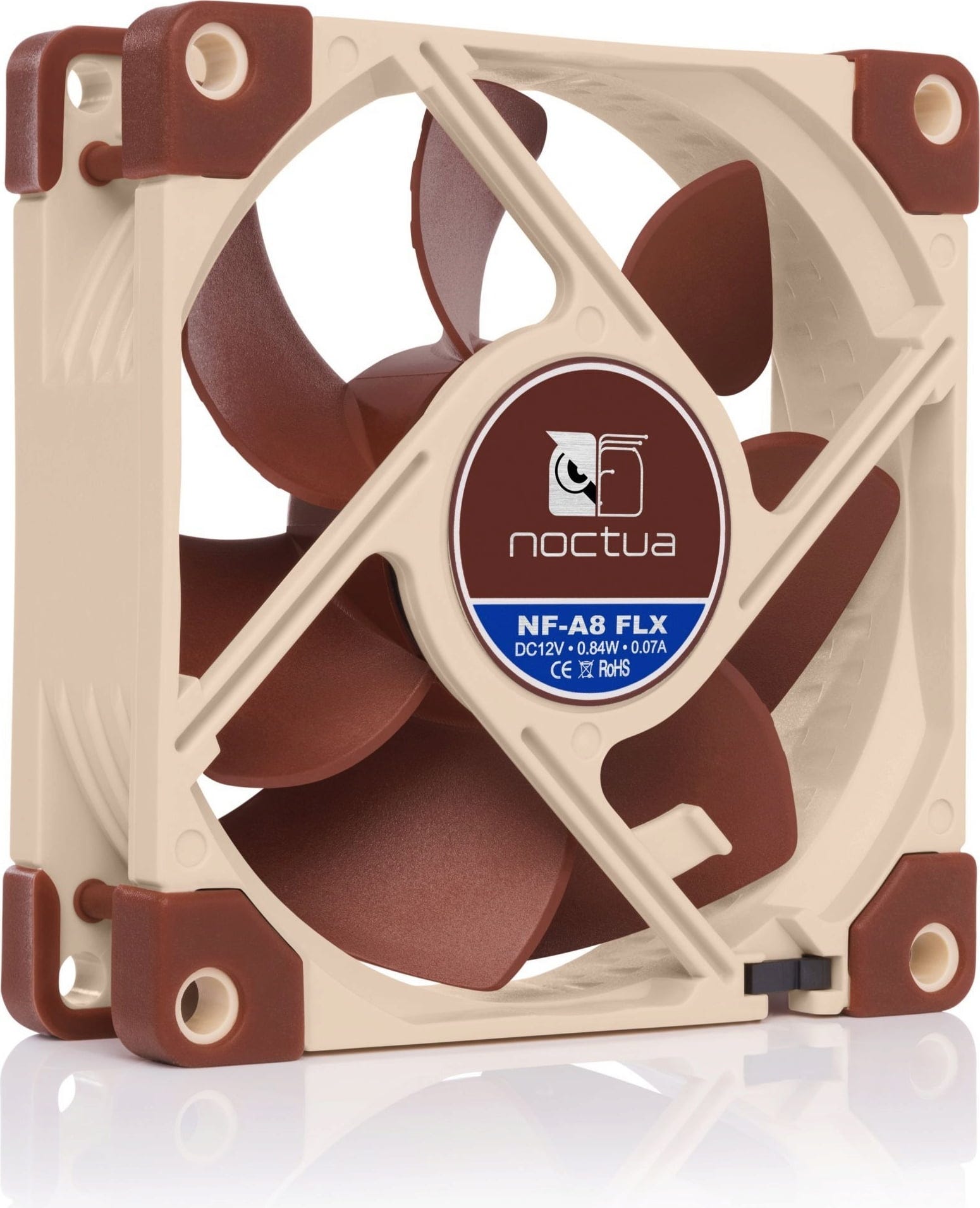 Noctua  Lüfter 12V NF-A8, FLX    Leiser 80 x 25 mm Gehäuselüfter