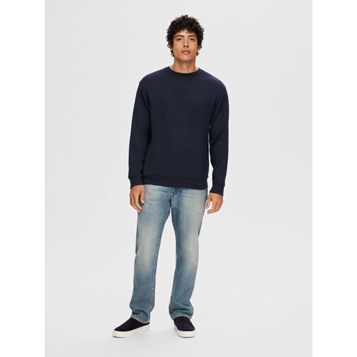 Selected Homme Emanuel Soft Sweatshirt, Sky Captain, XL