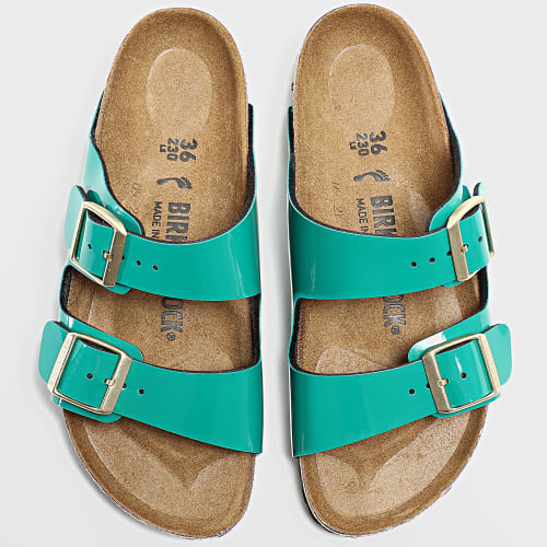 Sandales Femme Arizona BS Patent Digital Green