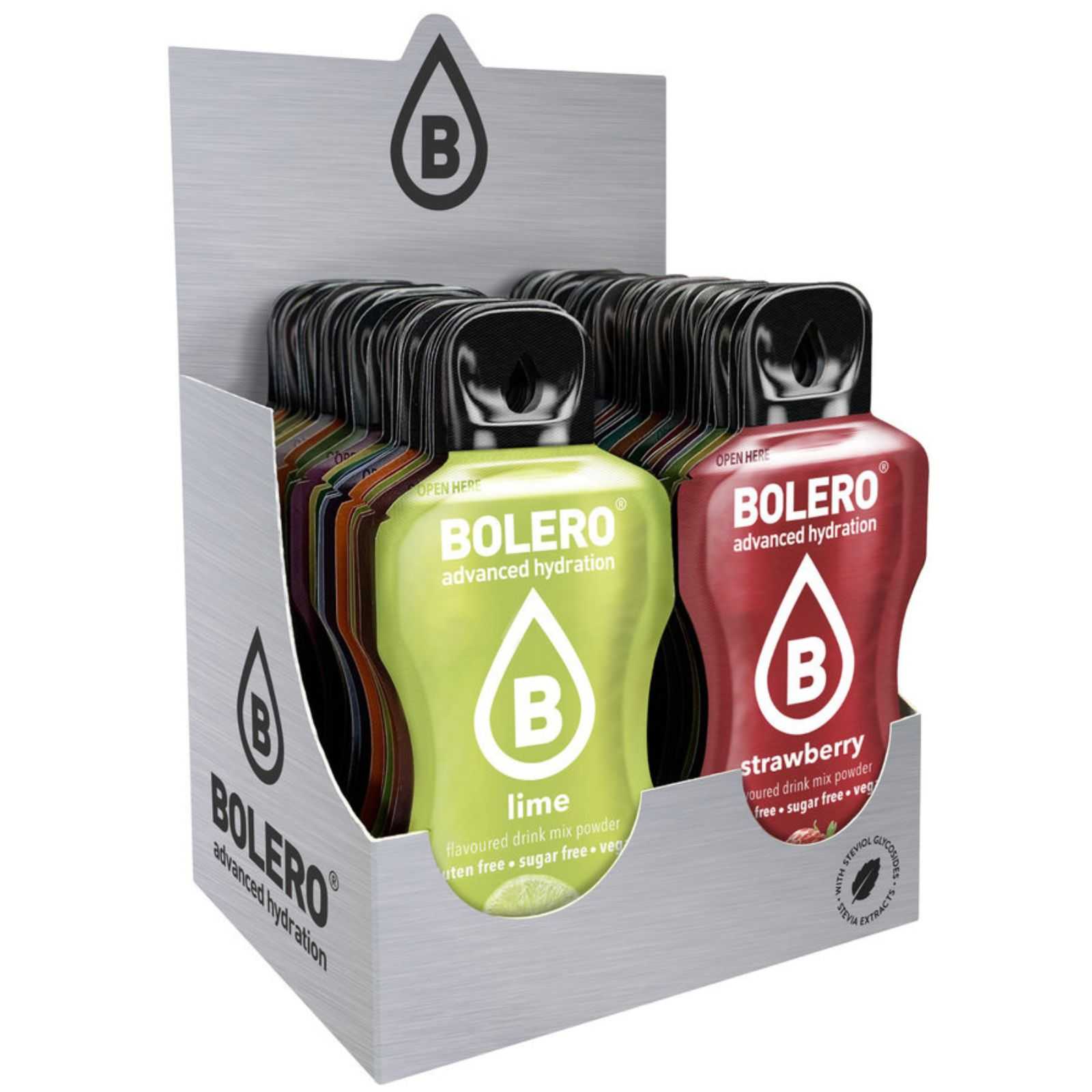 Pacote de Bebidas Bolero, Mistura para Bebidas, Sabor 24x 3g