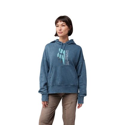 Sweat Fox THROTTLE OVERSIZED FEMME - Gris