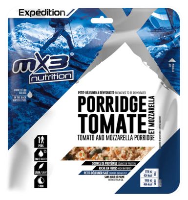 Petit-Dejeuner Lyophilisé MX3 Porridge Tomate et Mozzarella - 110g