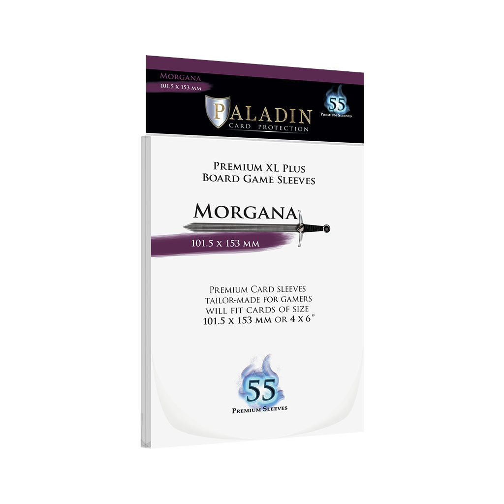 55 Protège Cartes Paladin - Morgana - Premium XL Plus 101.5 x 153 mm