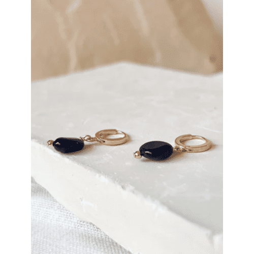 Boucles d'oreilles Sandro bleu gris