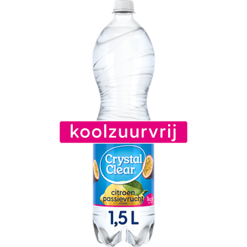 Crystal Clear Koolzuurvrij Citroen Passievrucht 1,5L
