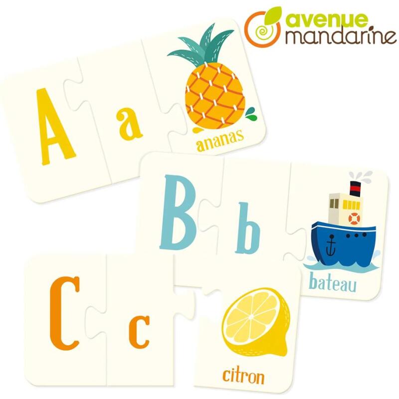 Alphabet, Puzzles alphabet - Multicolore