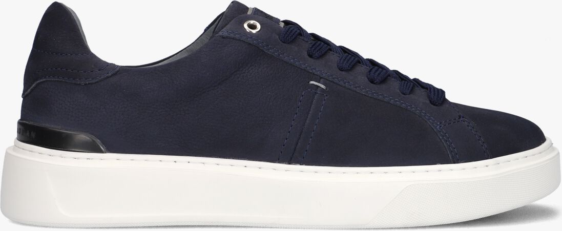 blauwe stefano lauran lage sneakers star 006