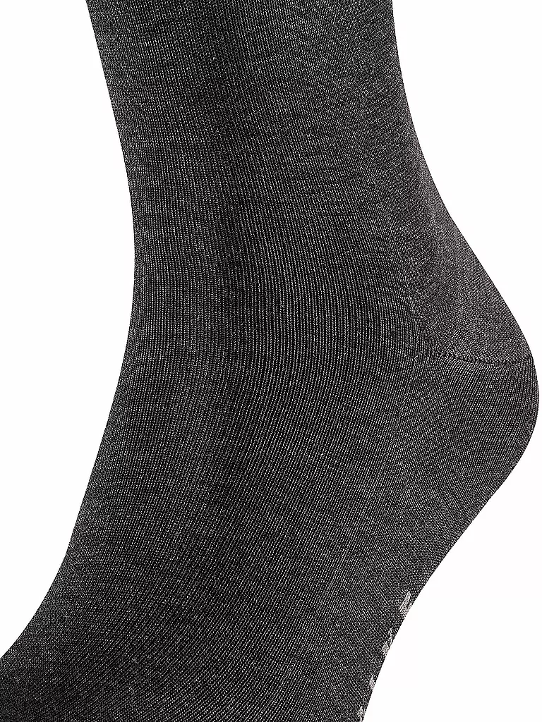 FALKE Socken TIAGO anthracite melange grau