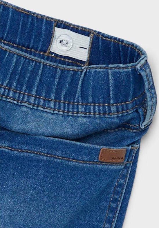 Name It Jeansshorts »NKMRYAN JOGGER DNM L SHOR« Baumwollmischung, elastisches Bündchen, verstellbar
