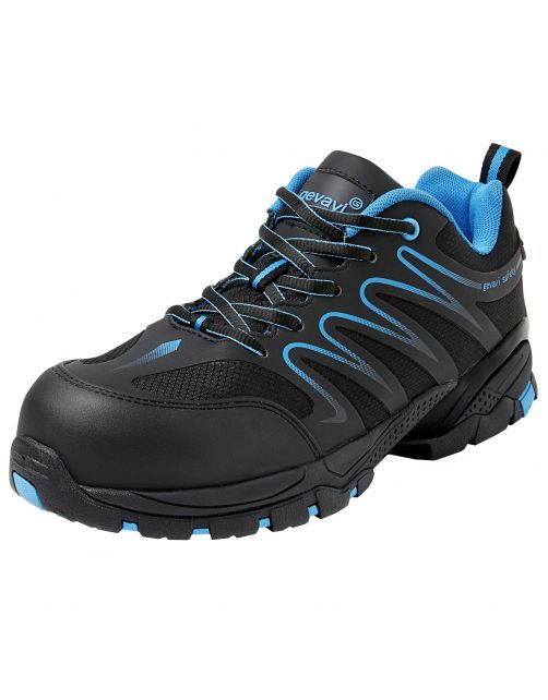 Gevavi Veiligheidsschoen Gs30 Parma S1p Zwart&Blauw - Werkschoenen