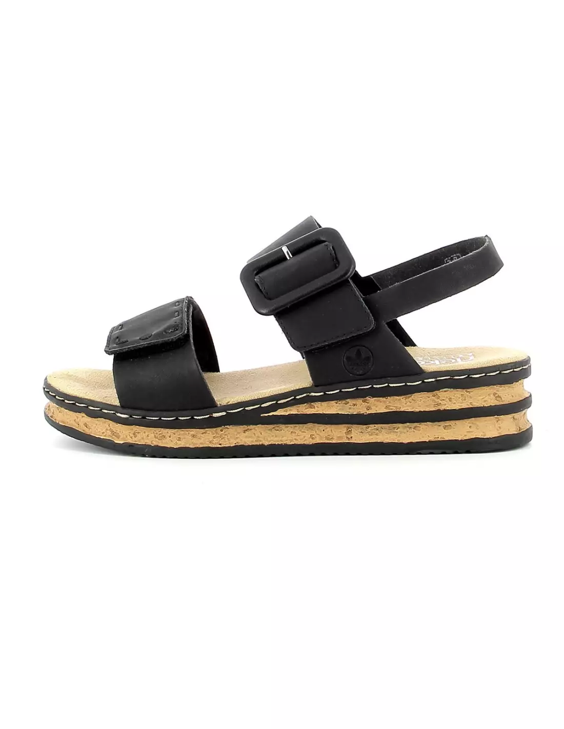 RIEKER 62950-00 - Sandales & nu-pieds Noir