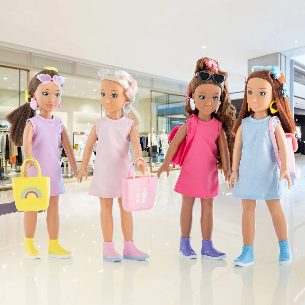 COROLLE GIRLS - POUPEE MANNEQUIN - COFFRET VALENTINE SHOPPING - 28CM