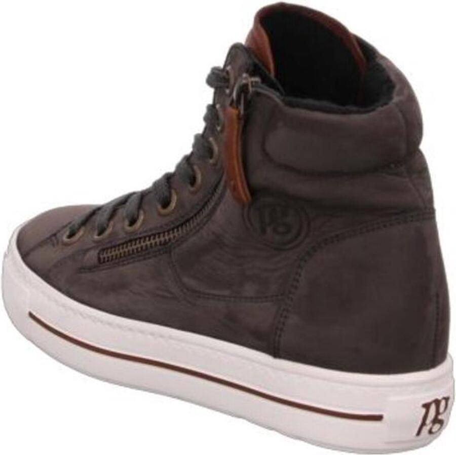 Paul Green Plateausneakers lace-up boots high top sneaker with practical outer zipper