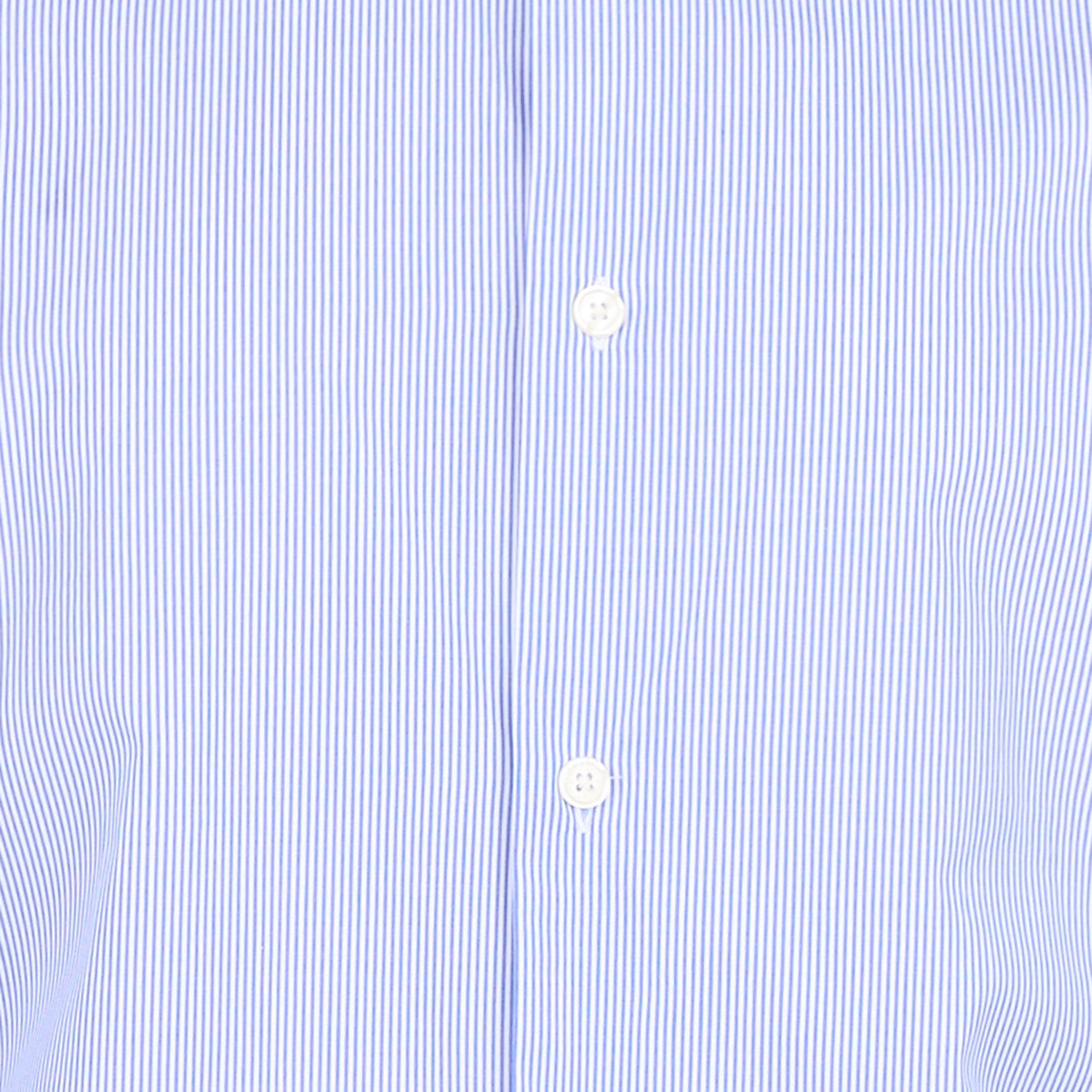 CAYUR - Chemise slim rayée en coton | Bleu
