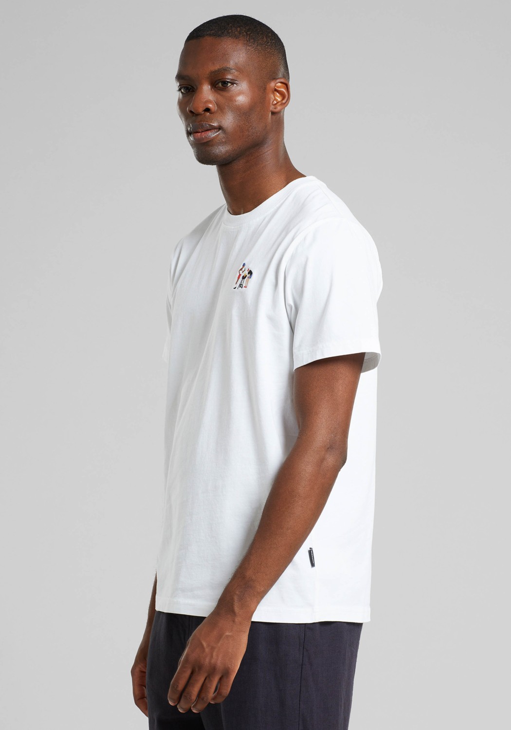 Dedicated T-Shirt Stockholm BBQ Emb White