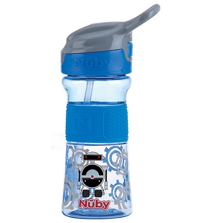 Nuby Drikkedunk m. Suger?r - 360ml - Blå
