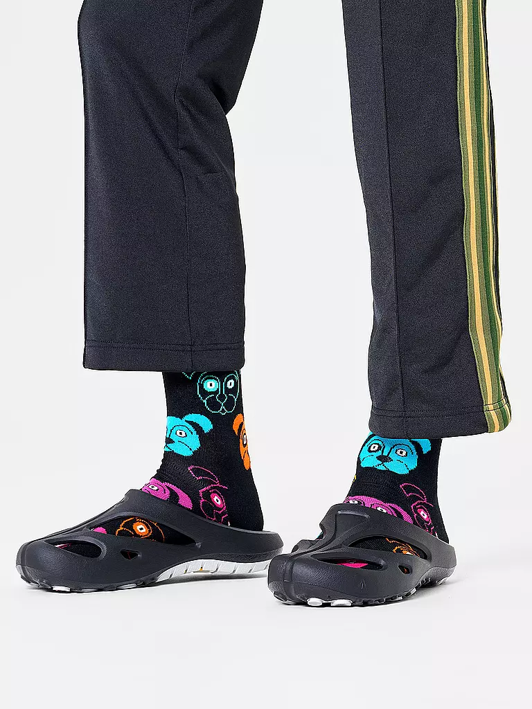 HAPPY SOCKS Herren Socken DOG black schwarz
