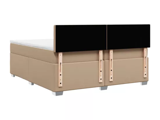 Sommier tapissier avec matelas Cappuccino 200x200 cm