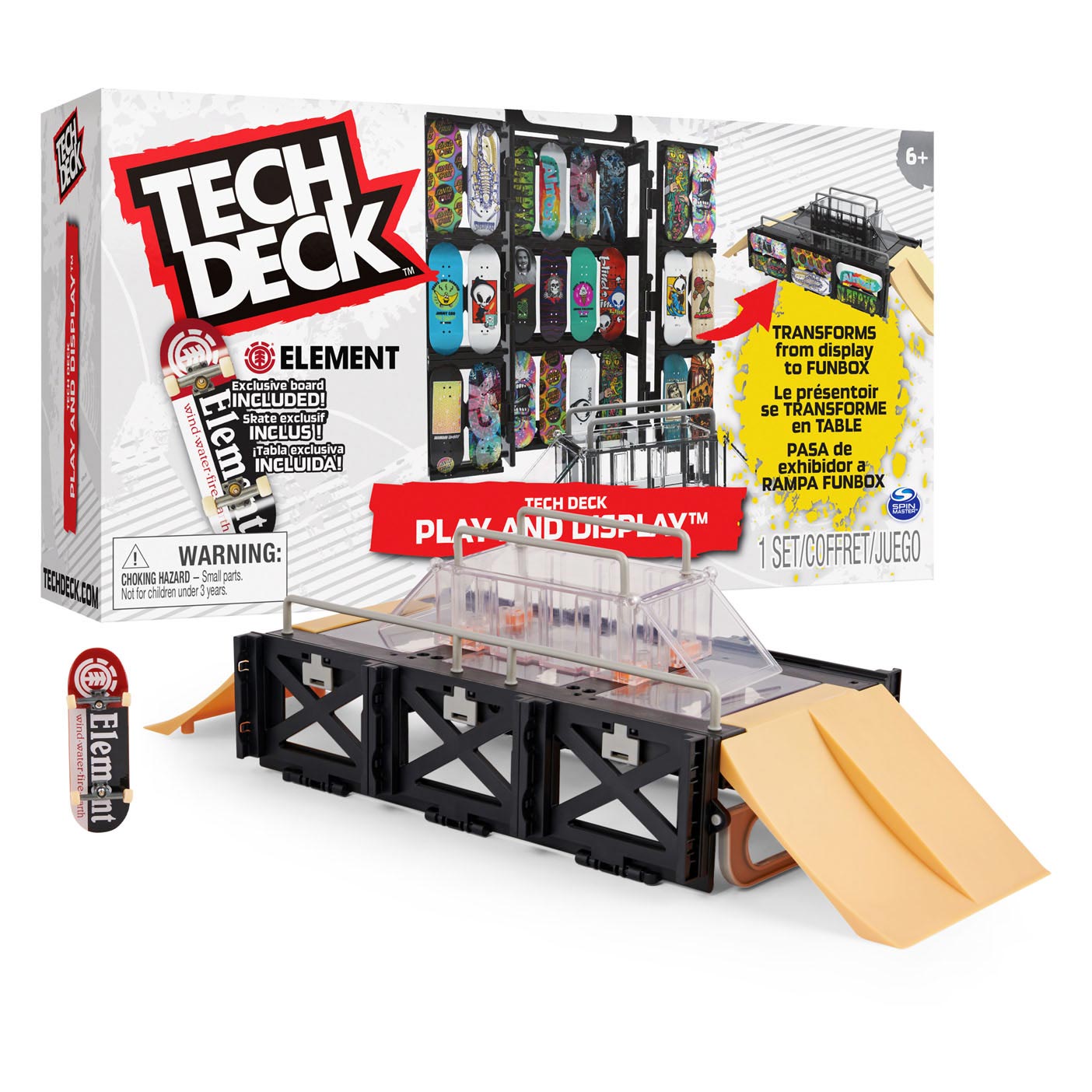 Tech Deck - Transformeer Skatepark en Draagkoffer