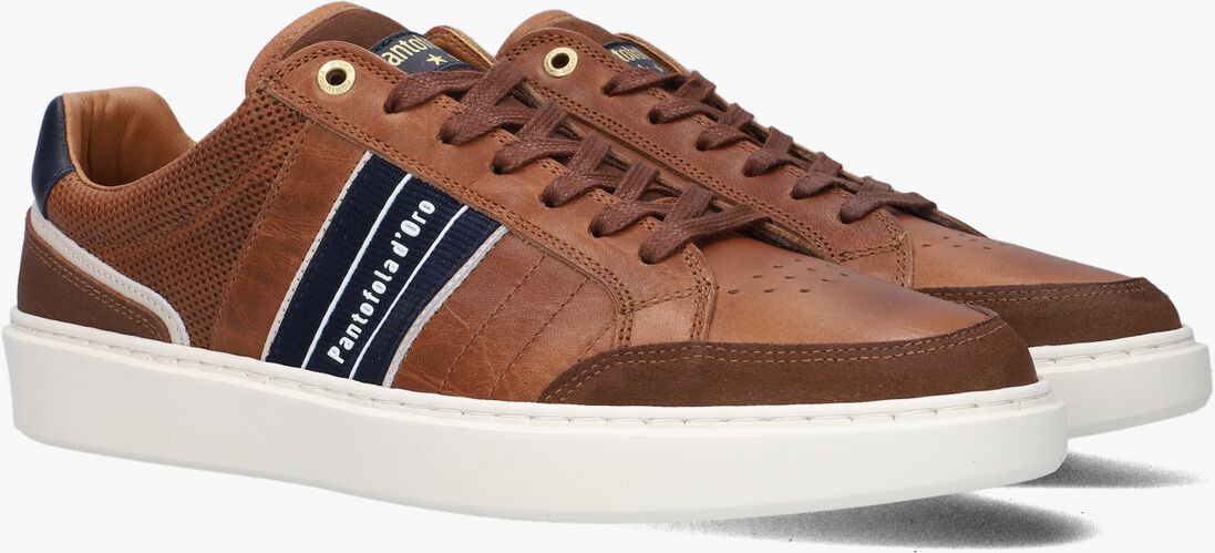 PANTOFOLA D\\'ORO cognac pantofola d'oro lage sneakers laceno uomo low