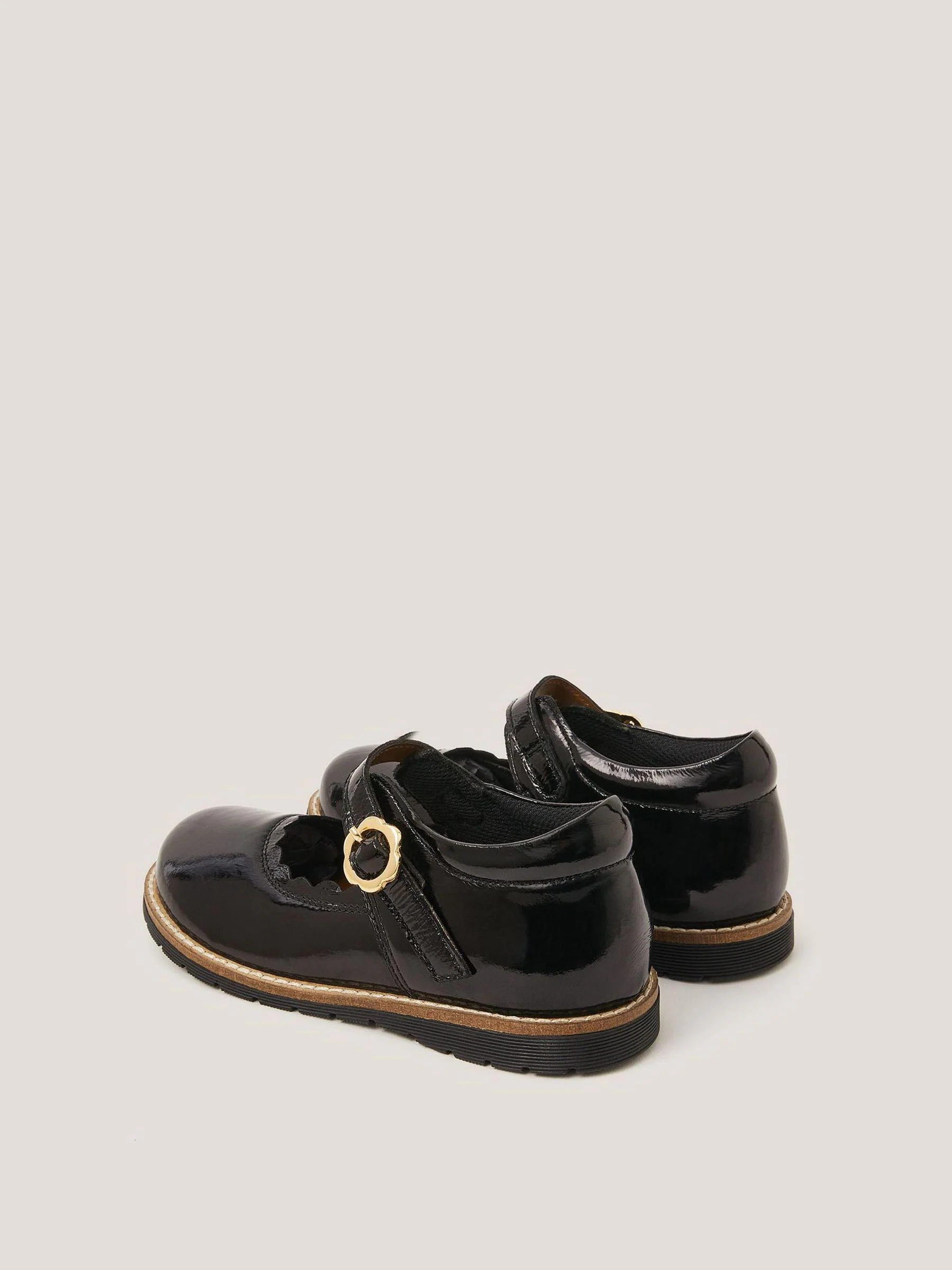 Zwart - Monsoon Toddler Leather Mary Jane Shoes