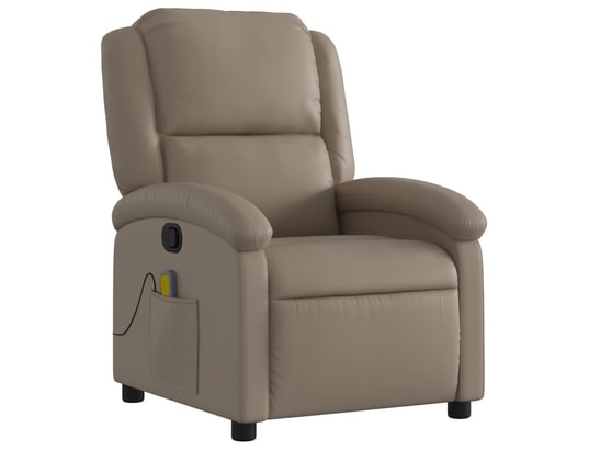 VIDAXL - Fauteuil Relaxation Fauteuil inclinable de massage - brun