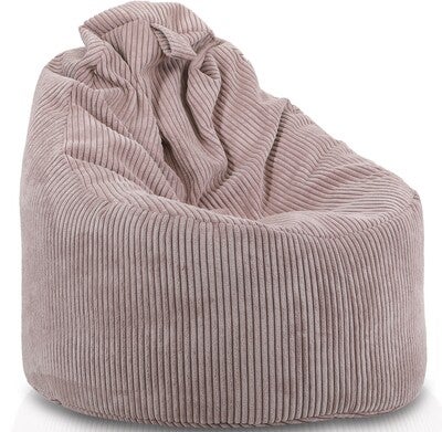 Furini Yoko Saccosekk Fløyel, Dusty Pink
