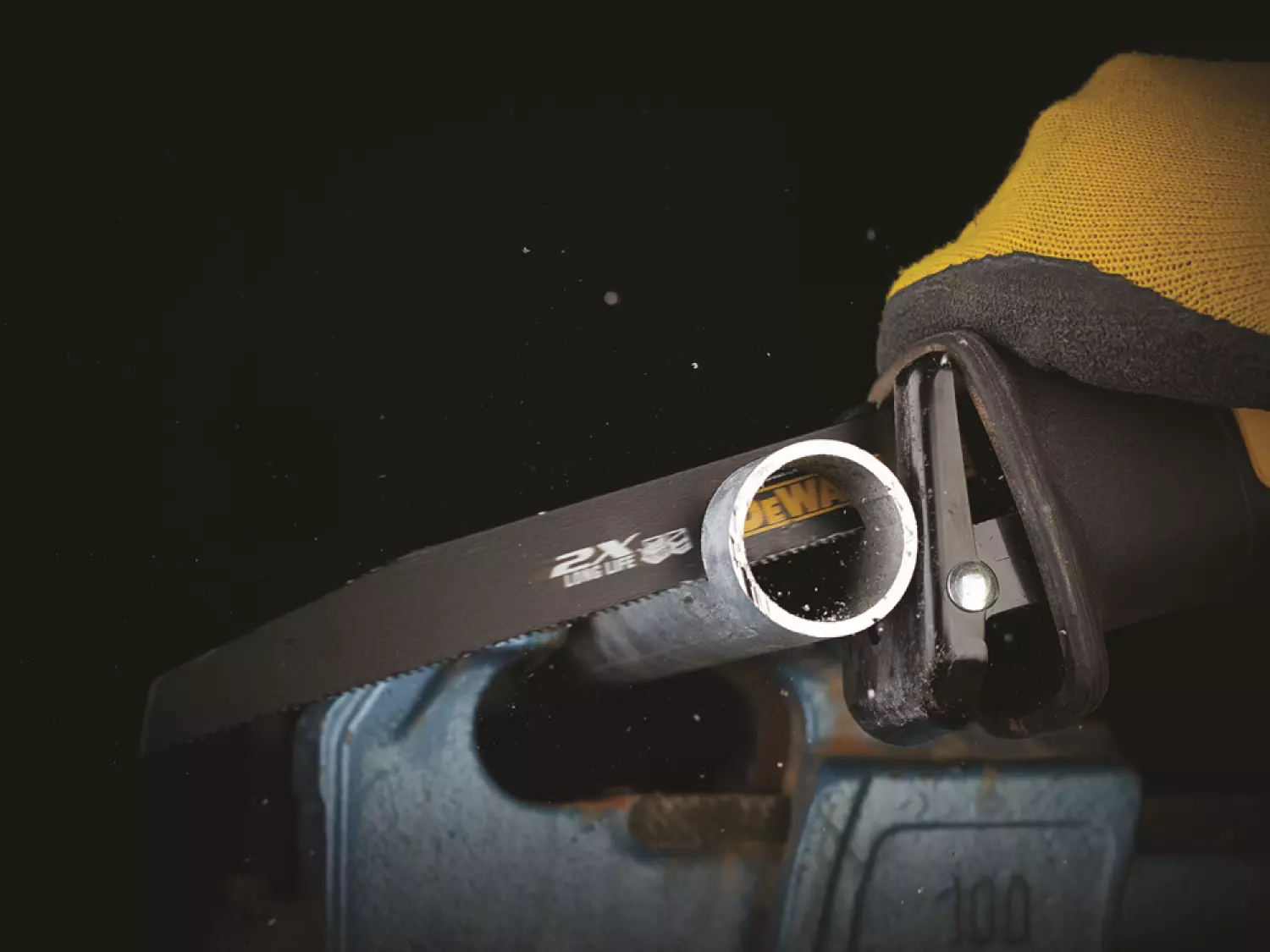 DeWALT DT2441L 12 delige Reciprozaagbladen set in koker - Hout/Metaal/Hout met spijkers