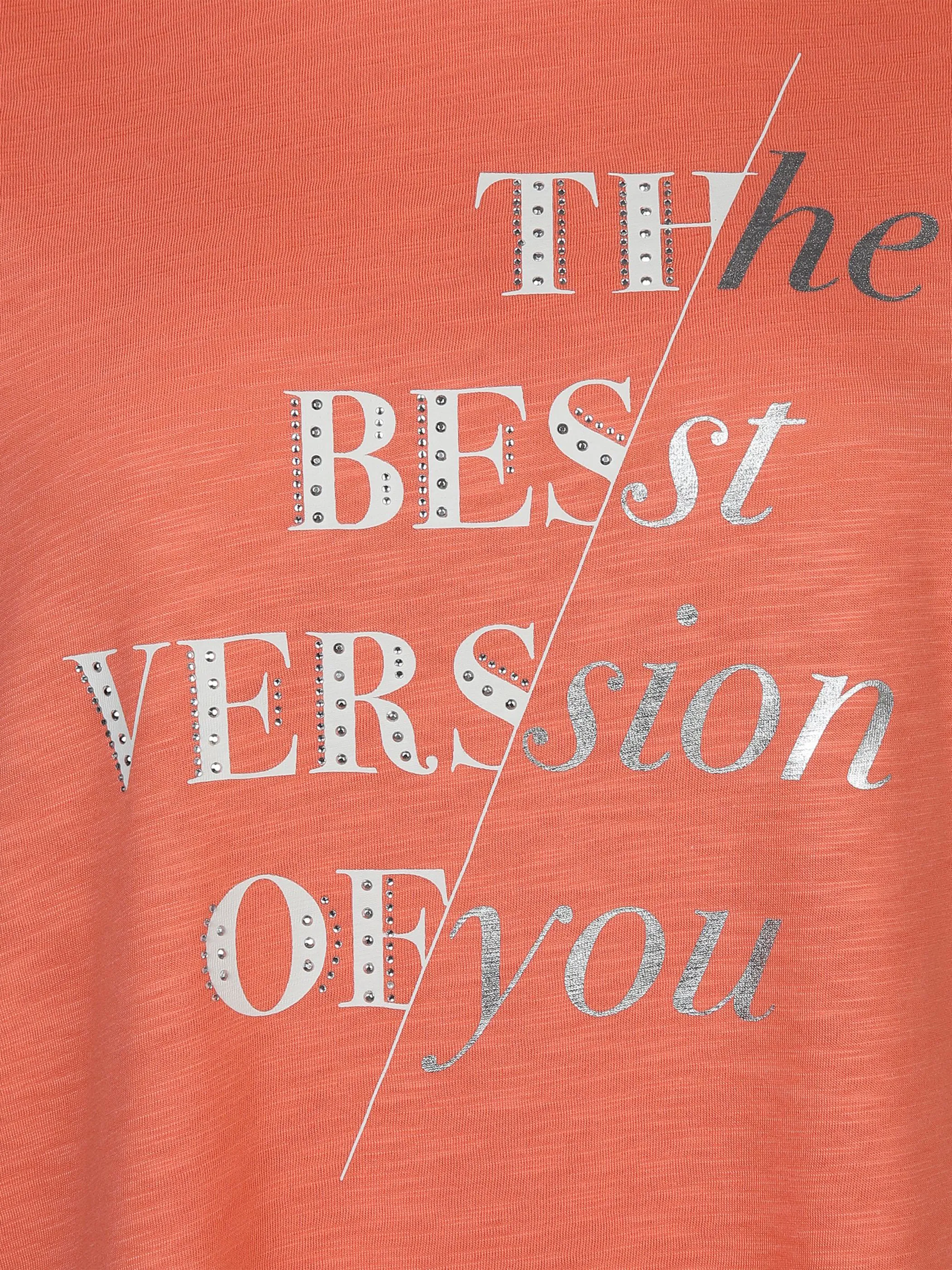 Große Größen Shirt mit Frontprint