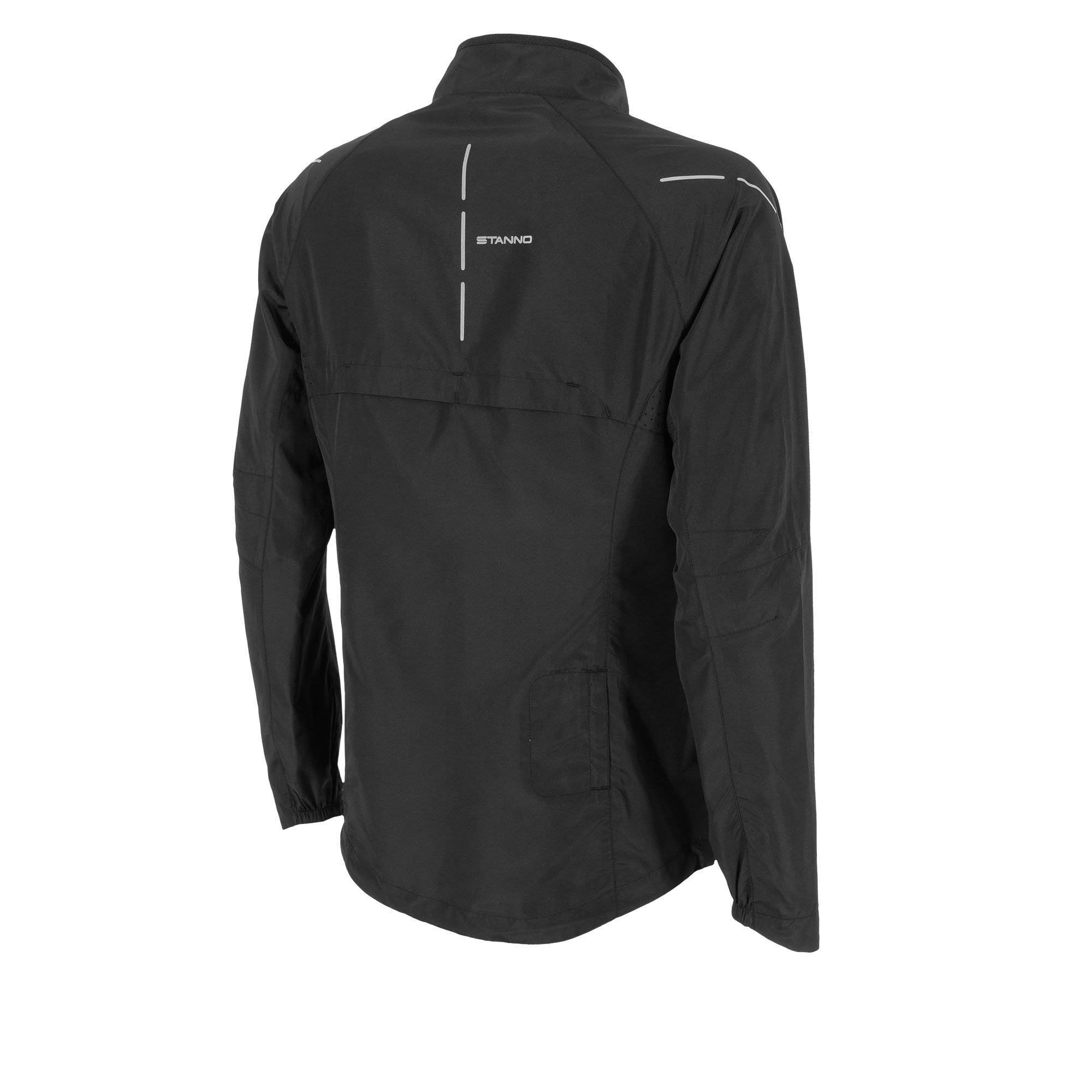 Stanno hardloopjack zwart