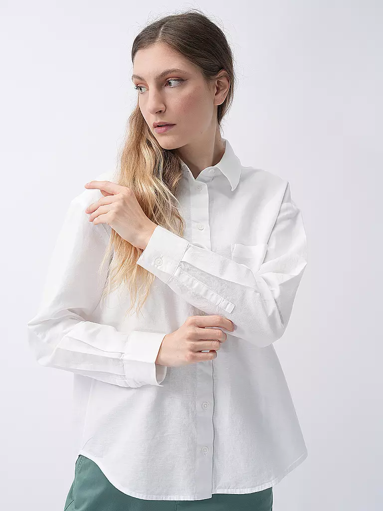 MARC O' POLO DENIM Hemdbluse  weiss