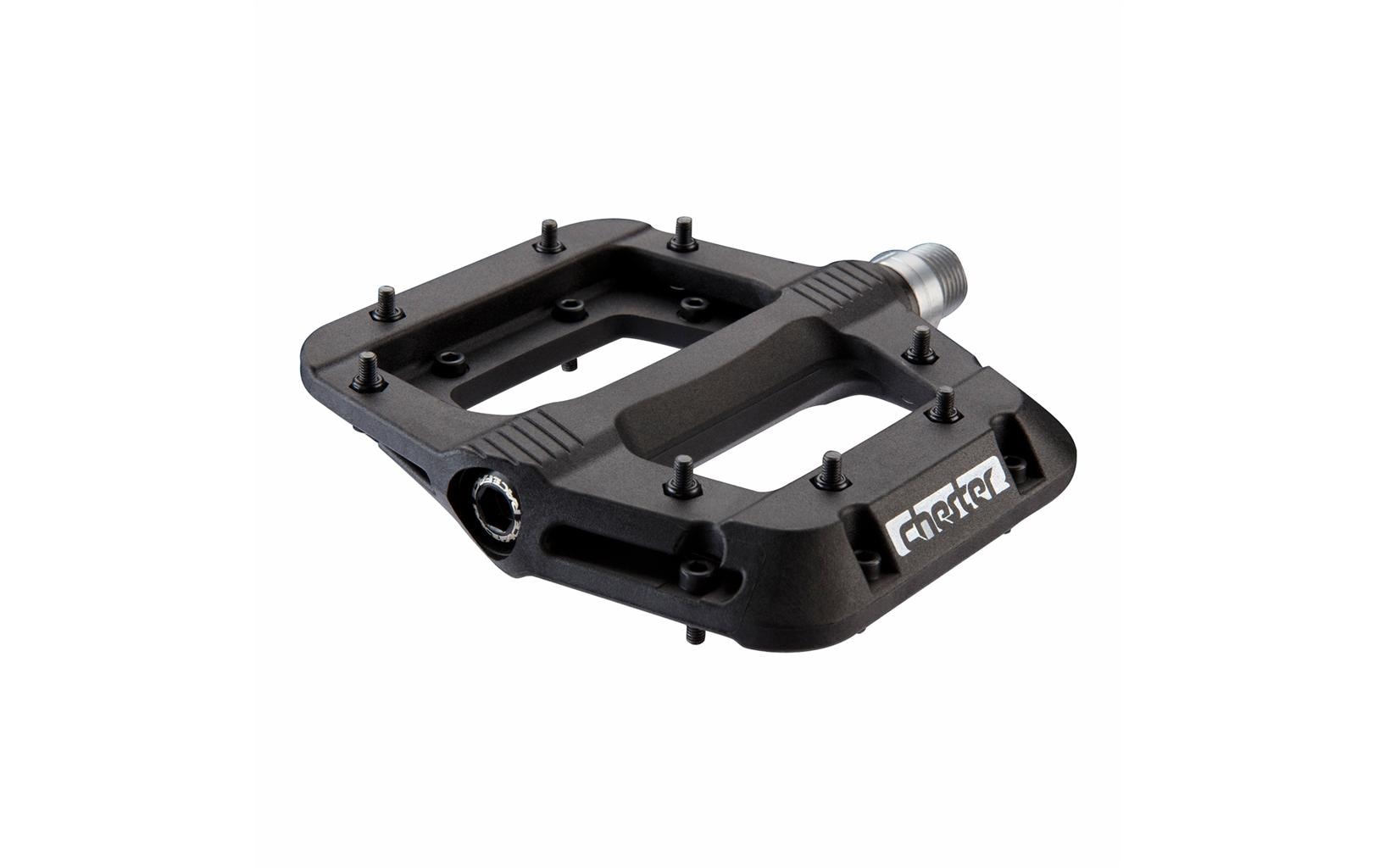 Plattformpedale Chester SchwarzMountainbike Pedalen
