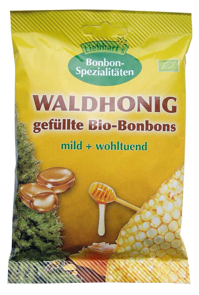 LIEBHART Bonbons<br>100 g, Waldhonig Bio