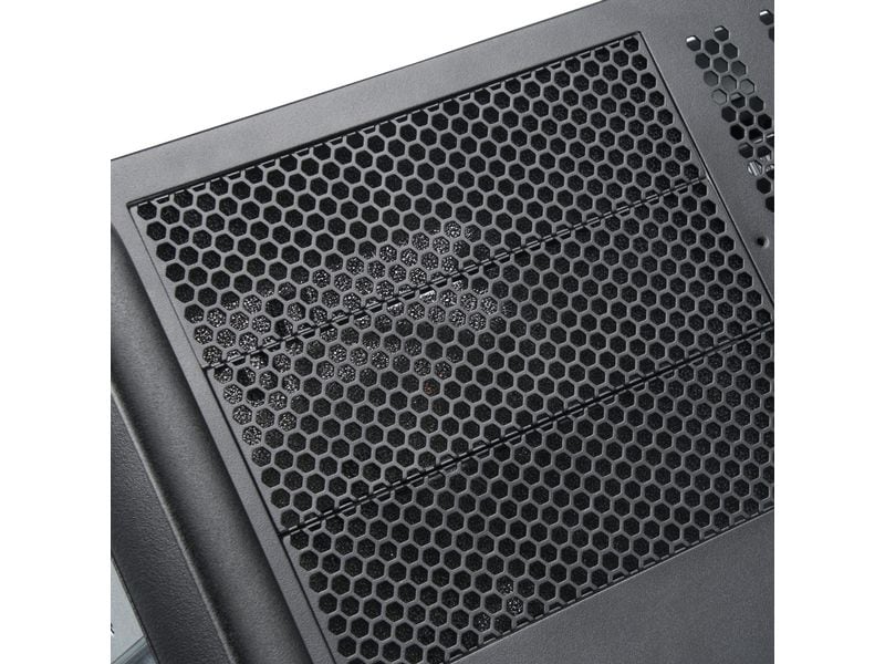 SilverStone Gehäuse RM41-506 Rackmount-Gehäuse mit zwei vorinstallierten 80-mm-PWM-Lüftern