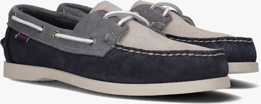 SEBAGO blauwe sebago veterschoenen docksides
