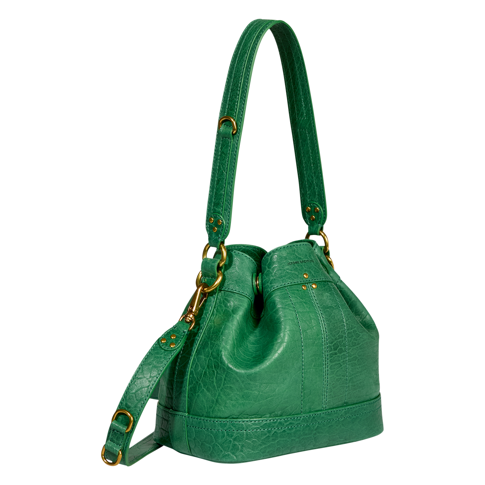 BEN S - Sac seau en cuir | Vert