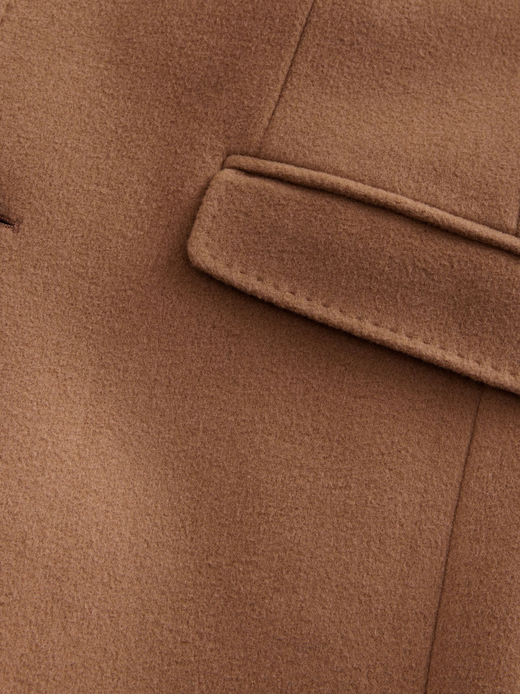 Neutraal - Signature soft touch wolrijke Epsom-jas