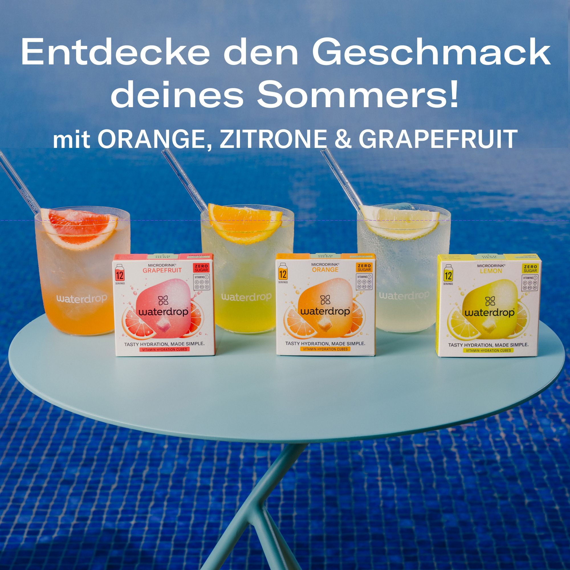 waterdrop® Microdrink Limonade Set Getränkewürfel