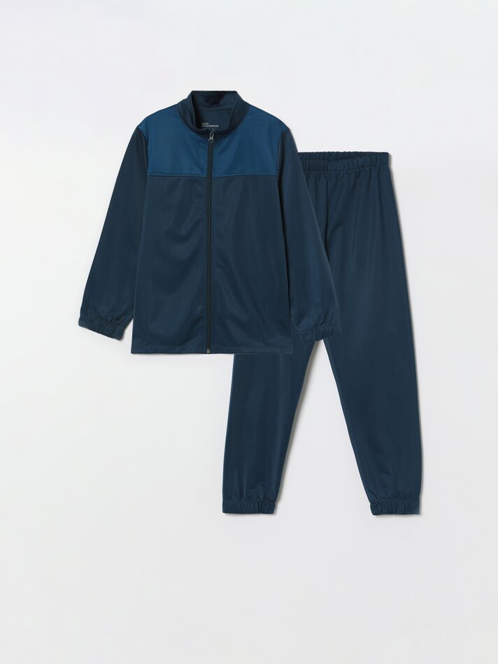 Conjunto de agasalho de 2 peças - Azul Petróleo