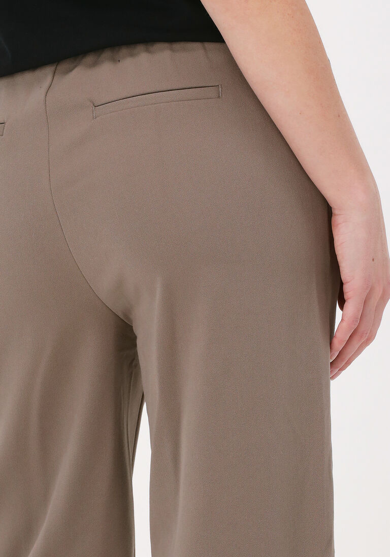 OBJECT taupe object wijde broek objlisa wide pant