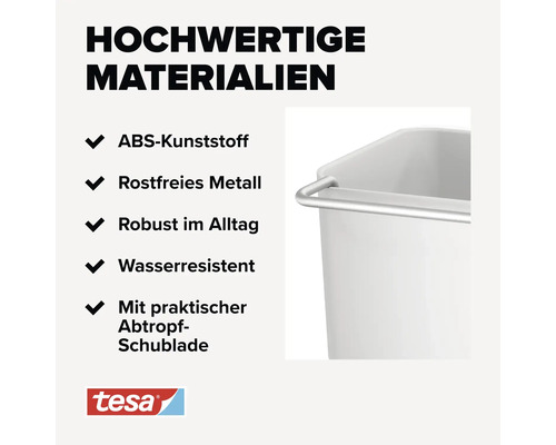 Tesa witte gootsteenorganizer 70026-00000-00