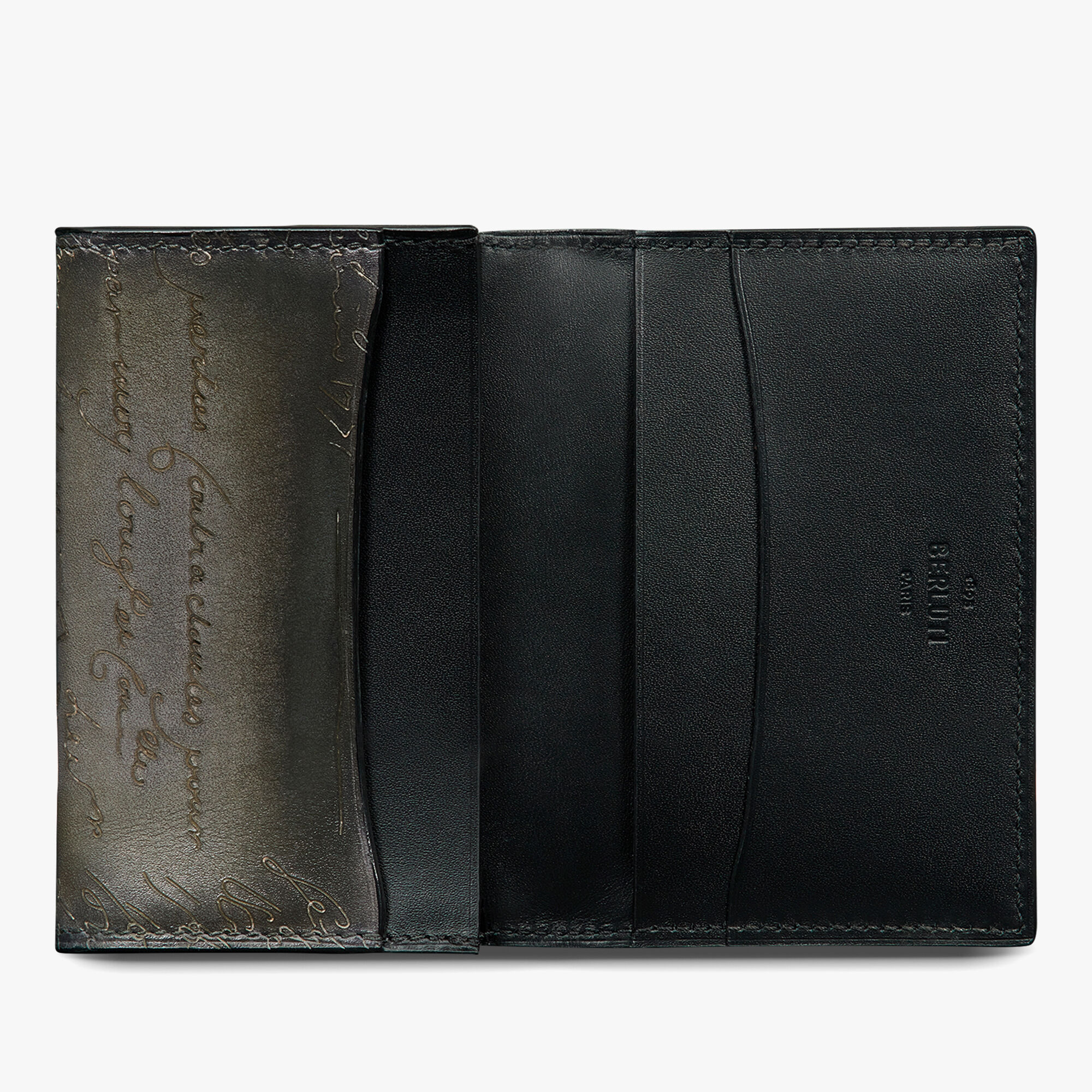 Porte-Cartes Imbuia En Cuir Scritto
