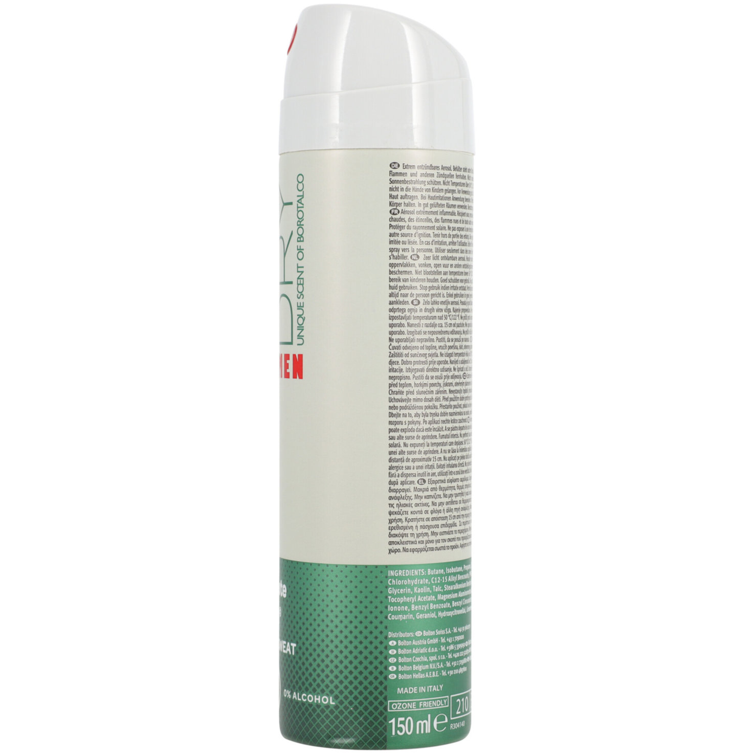 Borotalco Deo Spray Men Extra Dry Unique Scent