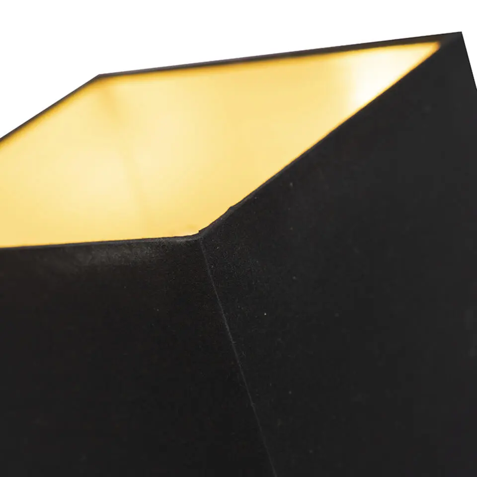 Qazqa wandlampen combi zwart e27