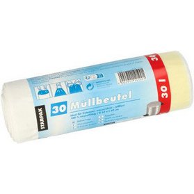 Sac poubelle LDPE, à liens coulissants, 60 litres