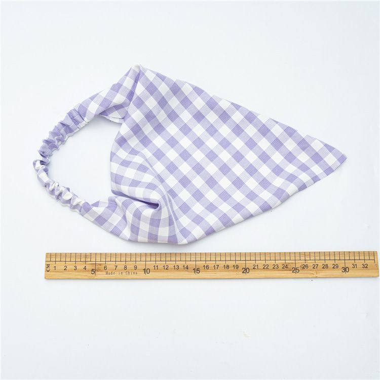enthice - Geruite elastische bandana